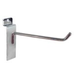 GANCHO P/EXIBIR PRODUCTOS 200MM P/LAMINA RANURADA CROMADO "8A145-HK200M"