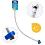 MANGUERA ABASTO DE NYLON 1/2"X3/8"X60CM P/LAVATORIO "A367-HSB24"