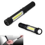 LINTERNA FOCO RECARGABLE USB LED 1" X 6 1/2" MAGNETICA PARA MECANICO SURTIDO COLORES "TL-9061"