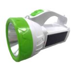 LINTERNA FOCO RECARGABLE LED 1W 110V Y PANEL SOLAR COLORES SURTIDOS "EL-3027"