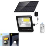 LAMPARA REFLECTOR SOLAR 60W 2400LM 6500K LED 9" A PRUEBA DE AGUA IP65 CON CONTROL "JY6660"