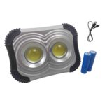 LAMPARA LED 20W USB 5V P/CARGA 2000LM RECARGABLE BAT 2X18650 INCLUIDAS "LF-9069"