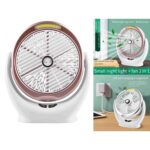 ABANICO 7" DE MESA TRES VELOCIDADES C/LUZ RECARGABLE "4109-2"