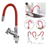 LLAVE GRIFO P/FREGADERO CUELLO FLEXIBLE 360 GRADOS SURTIDO COLORES "A-RTW010"