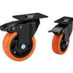 RUEDA DE CAUCHO 3" 80KG CON SEGURO "RB-3315-3"