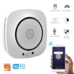 ALARMA P/CASA DETECTOR DE GAS WIFI 75DB 110V C/AUXILIAR PARA CONEXION RELE "WF-G12"