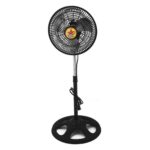 ABANICO 10" DE PIE 110V 3 VEL 90W PLASTICO NEGRO TAIWAN "TY-1003-GPC-6"