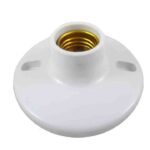 SOCKET PLAFON DE 4" E:27 - 250 V/AC BLANCO "60-S03"