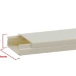 CANALETA PORTACABLE DE PVC AUTOADHESIVA 20X10X0.5MM 2MTS "EL-1681"