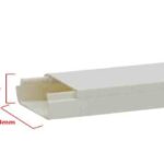 CANALETA PORTACABLE DE PVC AUTOADHESIVA 24X14X0.7MM 2MTS "EL-1682"