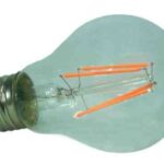 BOMBILLO 110V LED FILAMENTO E27 RD LUZ ROJA "GDF-FLD4 WA19 E27RD"