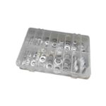 KIT ARANDELA ALUMINIO PLANA PARA SELLO 295PCS SURTIDO "GE331"