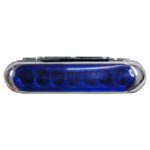 HALOG OVAL 4X1" AZUL 7 LED DOBLE "SL-635-AZ"