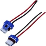 BASE P/BOMBILLO HALOGENO 9005 CERAMICA 2 GUIAS TAIWAN "SK9005P"