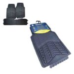 ALFOMBRA 3PCS 100% PVC NEGRA 46X65cm "FL1007B1-4"