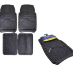 ALFOMBRA 4PCS 100% PVC NEGRA "ML-5002-N"