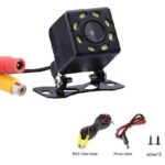 CAMARA RETROCESO 12V 170°,RCA,78ohm HIGH DEFINITION 8 LED CONTRA AGUA "SXT-290-8SMD"