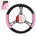 FORRO DE VOLANTE NEGRO/ROSADO "LF-4146-NROS"