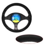 FORRO DE VOLANTE NEGRO CUERO "ML-1005-N"
