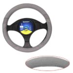 FORRO DE VOLANTE GRIS CUERO "ML-1005-G"