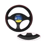 FORRO DE VOLANTE NEGRO ROJO "ML-1003-NR"