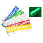 CINTA PLACA DE 3 LED 12V VERDE  "ML-6015COB+LENS GR"