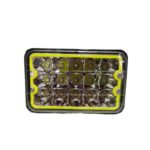 SILVIN RECTANGULAR 4X6'' 45W 15 LED EURO LUZ ALTA Y BAJA UNID 5" 10-30VDC "VD61-WHITE"