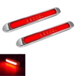 LUZ LATERAL DE CAMION LED 10V-30V 1X10 PULG ROJA DOS UNID "HY-085GLO-1-R"