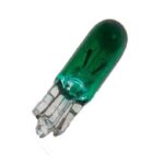 BOMBILLO AUTO 12V T/VIDR PEQ T5 VERDE 2W "5144G"