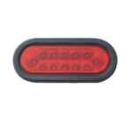 LUZ LATERAL P/CAMION OVALADA 26LED 10-30V 7X3" ROJA "HY-088H-LED RED"