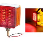 LUZ LATERAL DE CAMION LED 10/30V ROJA/ANARANJADA KIT DERECHO/IZQUIERDO "HY-088M-5 LED"