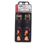 LINGA AJUSTABLE P/CARGA SET 2PCS 1"X3 MTS ANARANJADA "LF-5821"