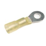 TERMINAL OJO 12-10 AMARILLO #10 CON TERMOENCOGIBLE Y SOLDADURA PAQ 25PCS "TSH-16-25BAG"