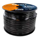 CABLE AUTOM.#4 NEGRO CLEAR 100Ft / 30M (PODER) "PC-4300"