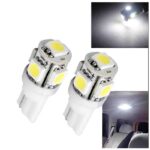 BOMBILLO AUTO 12V T/VIDR MED T10 5LED BLANCO TORRE HI POWER (blister 2) "T10-5SMD 1210 WHITE"