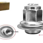 RANA 23MMX44MM CROMADA C/ARANDELA R1 SUV "LF-1556"