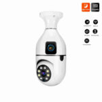 CAMARA VIGILANCIA TIPO BOMBILLO 360 2.4G 2MP HD DOBLE CAMARA,SD,INTERCOMUNICADOR,WIFI, DETECTOR MOV "9177"