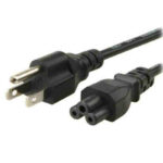 CABLE AC POLARIZADO P/COMPU LAPTOP TRES LINEAS TIPO TREVOL UL "AC-003"