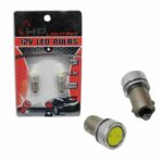 BOMBILLO AUTO 12V PEQ 1CONT LED BLANCO H/P BASE METAL "BA9S-HP-1WH"