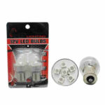 BOMBILLO AUTO 12V GRAN 1CONT 6LED H/P ROJO (BLISTER 2) "S25-1156-6-ROJO"