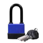 CANDADO 45MM MACHO C/PROTECTOR DE HULE PARA INTERPERIE ESPIGA LARGA "DT13-IP045L"