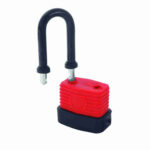 CANDADO 55MM MACHO C/PROTECTOR DE HULE PARA INTERPERIE ESPIGA LARGA "DT13-IP055L"