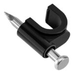 GRAPAS PARA CABLE 10MM 100PZAS NEGRAS "Z-RCS-10-BK-100BAG"