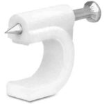 GRAPAS PARA CABLE 10MM 100PZAS BLANCA "Z-RCS-10-WT-100BAG"