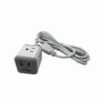 PROTECTOR DE PICOS 4 TOMAS + 2USB 5V 2AMP 100-125V 10A 1000W UL "DP-890EXT"