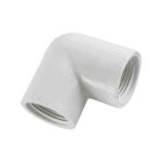 PVC CODO 90 GRADOS DOBLE ROSCA 1/2" "FE-1442"