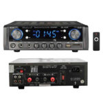 AMPLIFICADOR CASA 2CH 1000W DIGITAL C/AUX USB/BT/FM/MP3 C/REMOTO "SPA-1000BT"