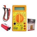 TESTER DIGITAL 750VAC,1000VDC,10A,2000K C/PITO (BAT 9V INCLUIDA) "M-5077B"