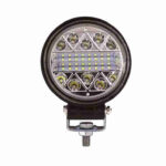 HALOG BARRA LED REDONDA 4.5" 26LED 27W 9-30VDC 6000K UNIDAD 4050LM LUZ BLANCA "VOL-0333"