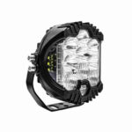 HALOG BARRA LED REDONDA 7" 15LED 45W 10-30VDC 6000LM 6500K LUZ BLANCA Y FLASHER IP67 UNIDAD "OFL-7SERIES-WH"
